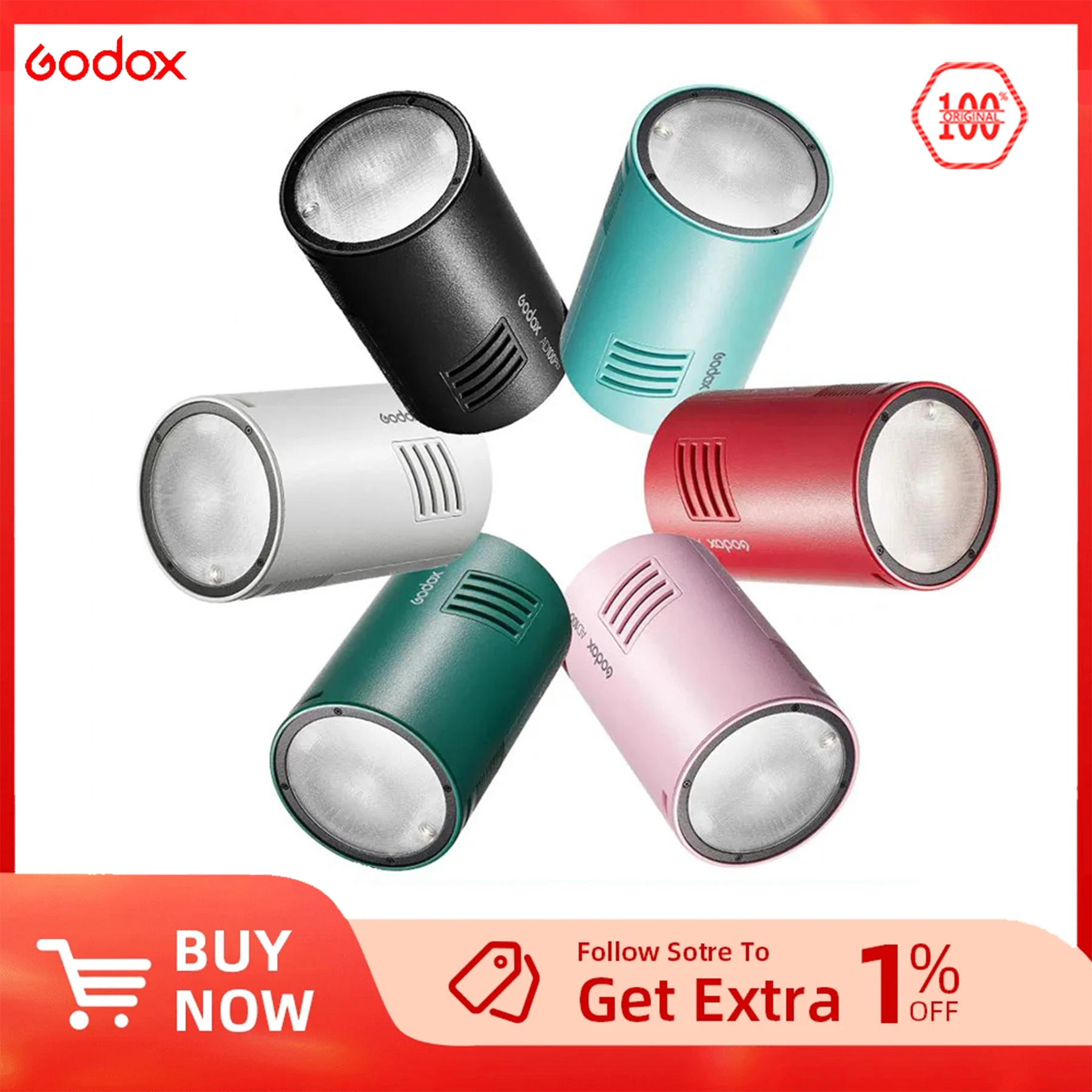 

Godox AD100Pro AD100 PRO TTL HSS 100W Outdoor Flash Speedlight 2.4G Wireless Pocket Flash For Sony Nikon Canon Fujifilm PK AD200