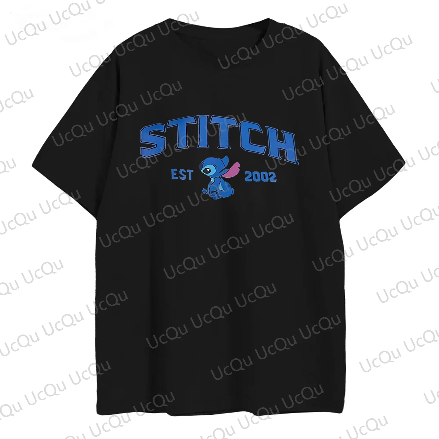 2024 The Lilo & Stitch Stitch&Angel Summer Cotton T-Shirt With Pajama pants Oversized Suit For Adult/Kids Couple\'s outfit