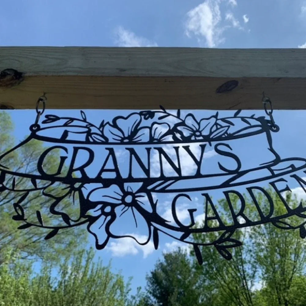 Custom Garden Sign Made for Memory Garden Decor As A Unique Tribute To Loved Ones Perfect for Cherished Outdoor Spaces