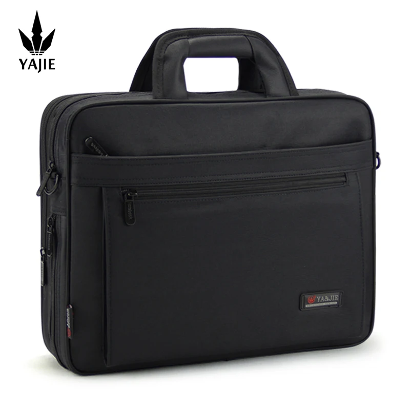 

Large capacity briefcase bag Business men 14 Inch 15.6 inches Laptop Notebook Bag canvas Handbags Shoulder Men's Office Bags