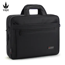Large capacity briefcase bag Business men 14 Inch 15.6 inches Laptop Notebook Bag canvas Handbags Shoulder Men's Office Bags