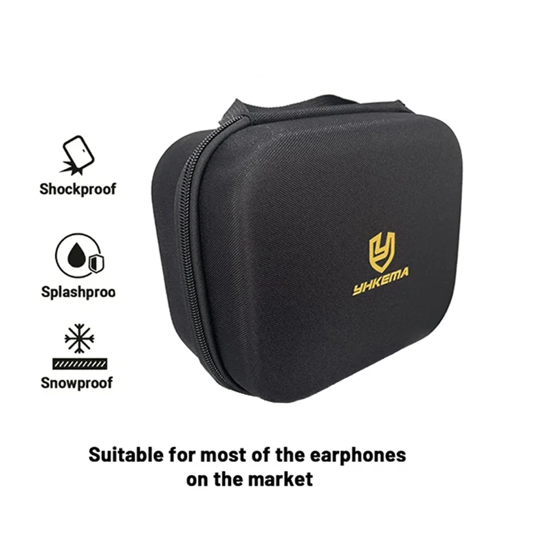 Shooting headphone storage bag, headphone protective case. Can store headphones and glasses, shooting accessories