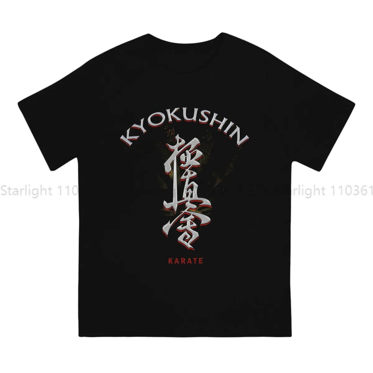 Kyokushin Karate Bushido Newest TShirt for Men Dark Round Collar T Shirt Hip Hop Gift Streetwear