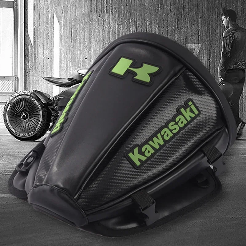 New Kawasaki Motorcycle Riding Tail Bag Motorcycle Rear Seat Bag Waterproof Riding Bag