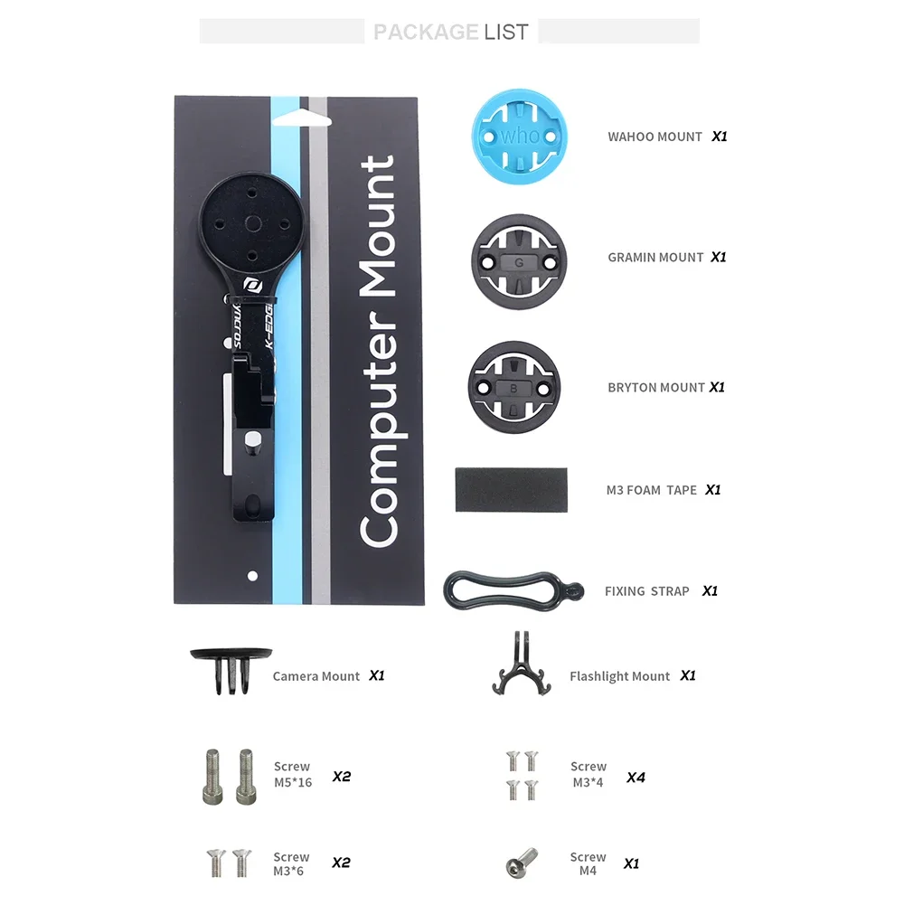 Syncros Fraser IC SL WC أو Syncros Creston iC cockpits حامل الكمبيوتر Gopro/Garmin/Bryton/Wahoo Mount سبائك الألومنيوم