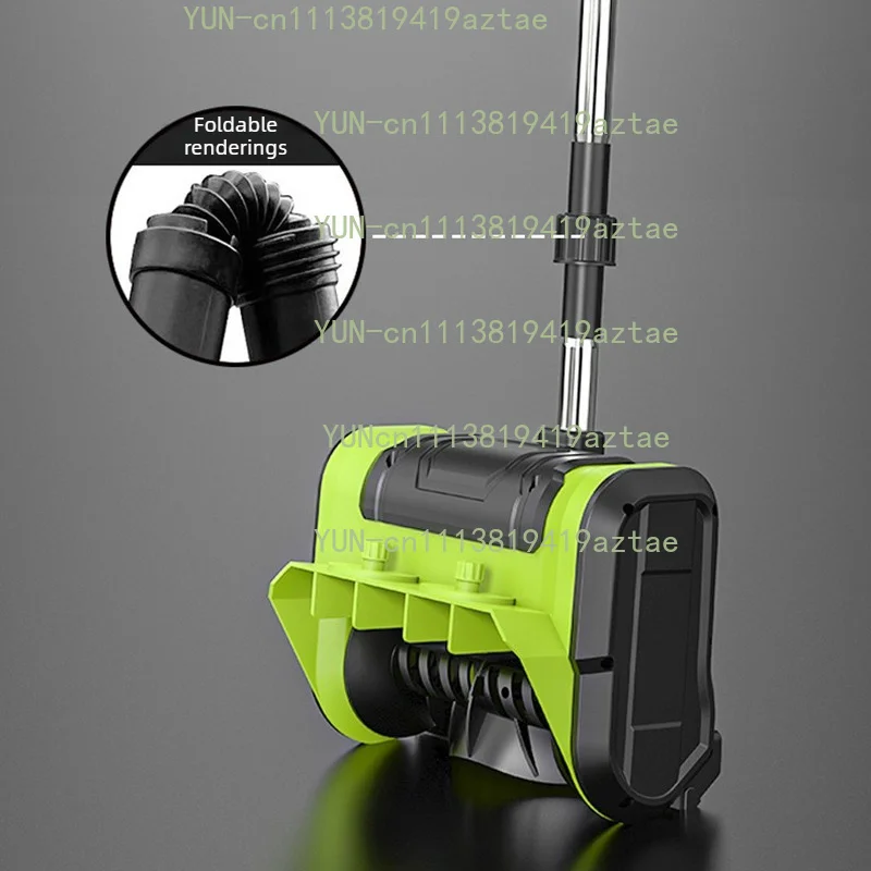 21V Cordless Handheld Electric Snow Shovel Battery Powered Adjustable Telescopic Handle Winter Snow Clearing Tool