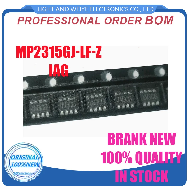 Chipset de MP2315GJ-LF-Z IAGMN IAG, MP2315, MP2315GJ, MP2315GJ-LF, sot23-8, 100% nuevo, 5 unidades
