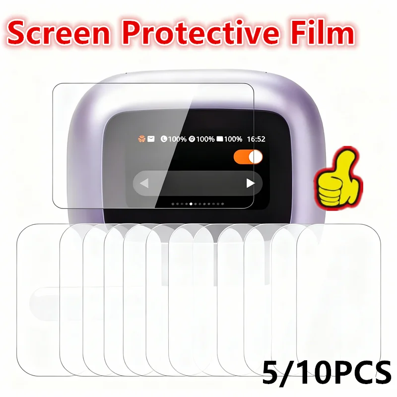 5/10pcs For JBL Live Beam 3 LCD Screen Protective Film Clear Scratch Proof Bluetooth Hearphone Box Screen Protector Film