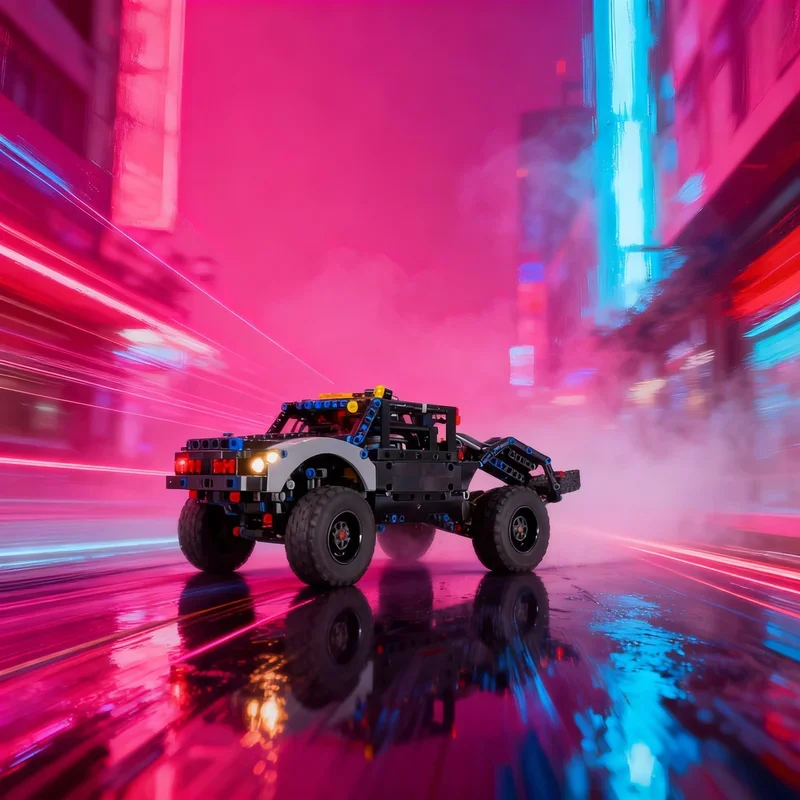874pcs MOC Technical X TREME TROPHY TRUCK Model Building Blocks Festival Gifts Architecture DIY Creative Education Toy Idea