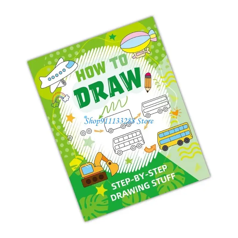 G88D Animal-Themed Coloring Book Step-by-Step Drawing Book For Adults Kids To Reduce Stress