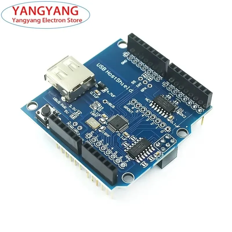 New USB Host Shield 2.0 Compatible Goo-gle ADK UNO MEGA MAX3421 Development Board Module With Arduino For Android ADK Support