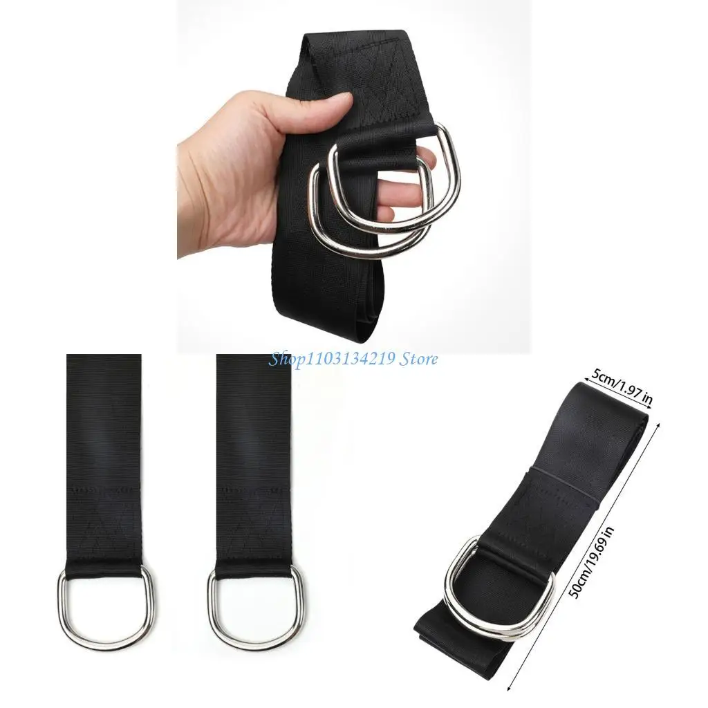 N5KC Outdoor Hammock Straps With Adjustable Length For Secure Swing And Easy Setups