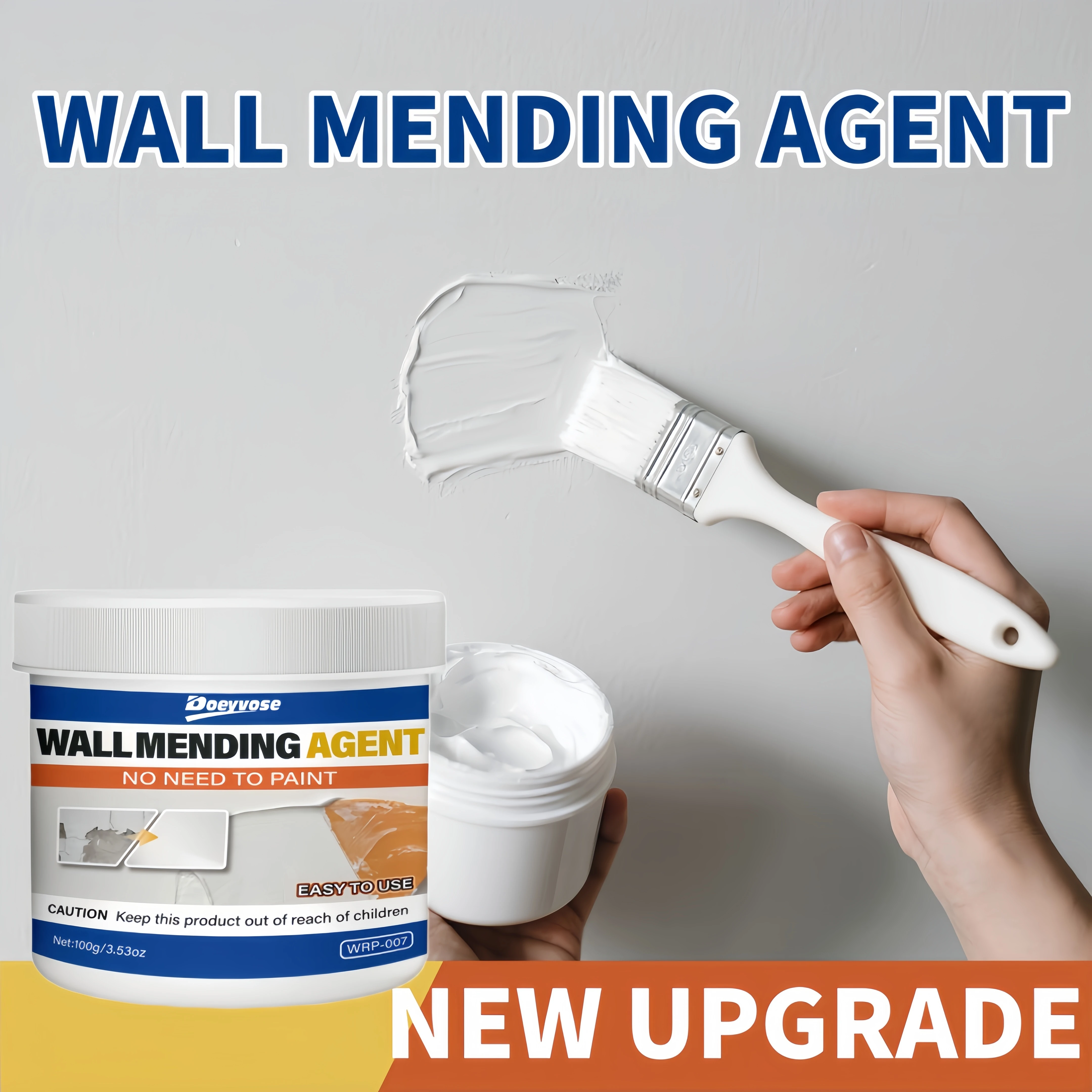 500g/300g/100g Quick Dry Wall Repair Paste Waterproof Fix Cracks Holes Graffiti Stains