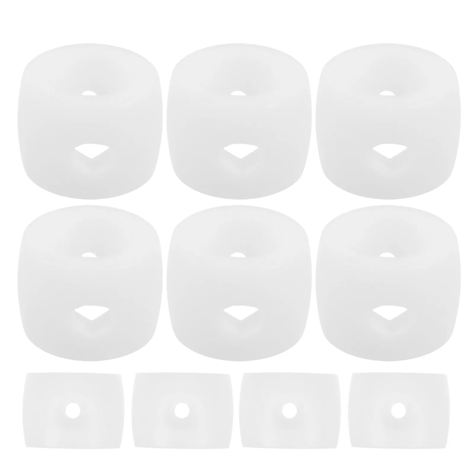 

10 pcs Football Table Positioning Tools For 5529 Foosball Table Abs Locator Rings Replacement Parts Goalie Stop Rings Tabletop