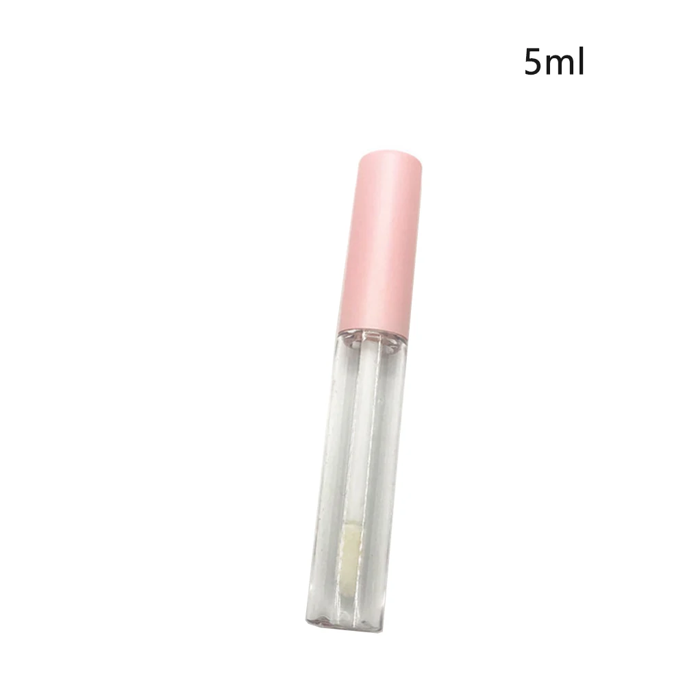 Lip Gloss Tube 1.5ml 5ml 10ml Empty Pink Cap Lipgloss Mascara Tube Eyelash Tube Lip Gloss Bottle Packaging Lipgloss Container