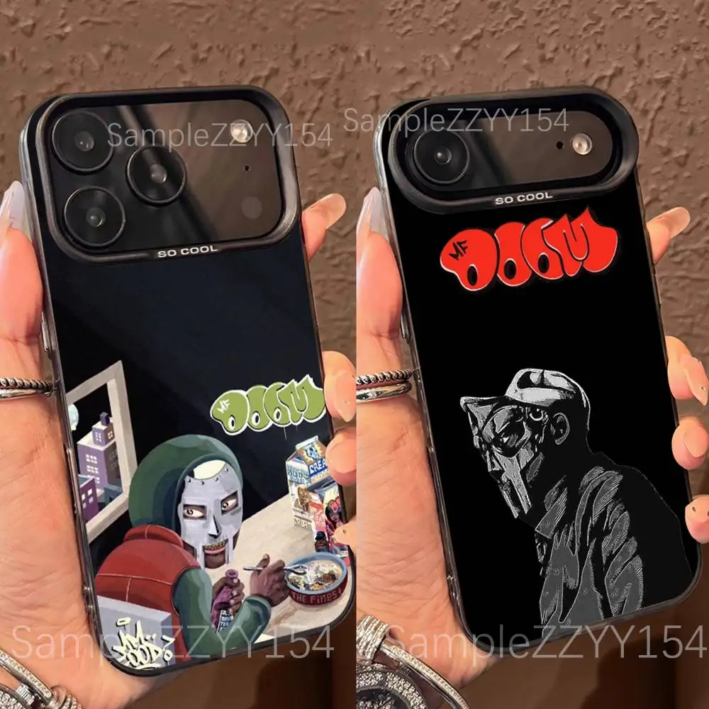

Rapper MM FOOD Mf Doom Phone Case For iPhone 17,16,15,14,13,12,X,8,Pro,Max,Plus,E,SE4,Air,Mini Black IMD Matte