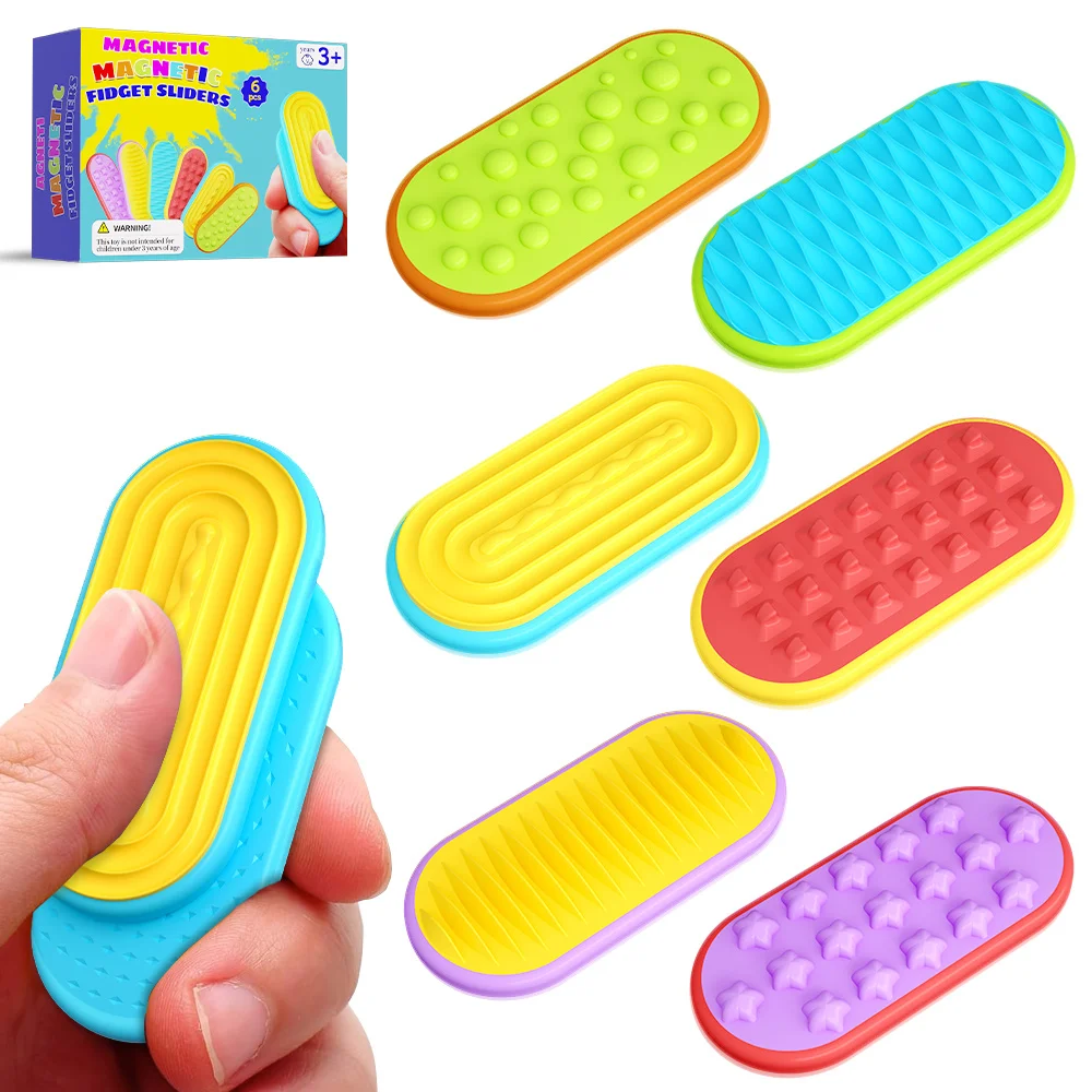 

Сенсорные магнитные игрушки для детей, ползунки для снятия стресса для аутизма, облегчение тревоги, маленькие игрушки для взрослых, офисный стол/путешествия