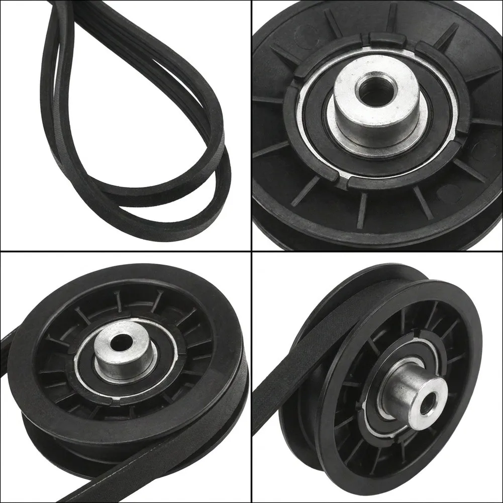 86 inch for x 1/2 inch Drive Belt and Idler Pulley Pack for Murray For Lawn Tractors AM121967 M126009 Direct Replacement