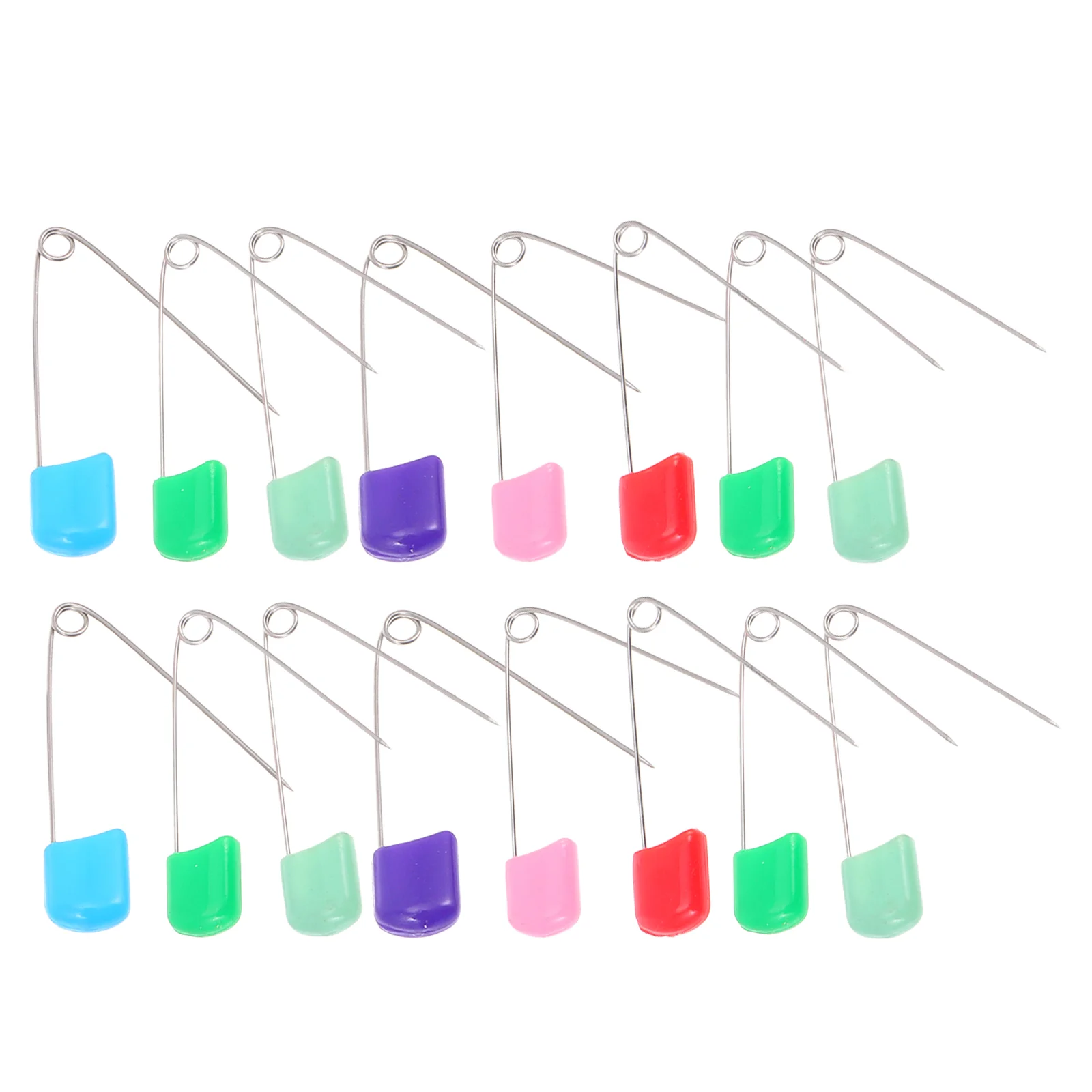 

100 Pcs Diaper Baby Safety Pins Newborn Nappies Coterie Metal Infant Nappy Brooch