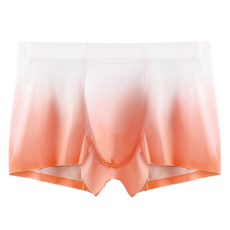 

Men's Ice Silk Antibacterial Underwear Men's Summer Thin Boxer Shorts Sexy Boys' Sports Breathable Boxer Briefs