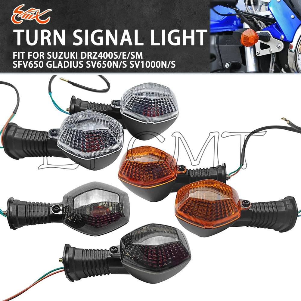 

Motorcycle Blinker Turn Signal Indicator Light Fit for Suzuki DRZ400S/E DRZ400SM SFV650 Gladius SV650N SV650S SV1000N SV1000S