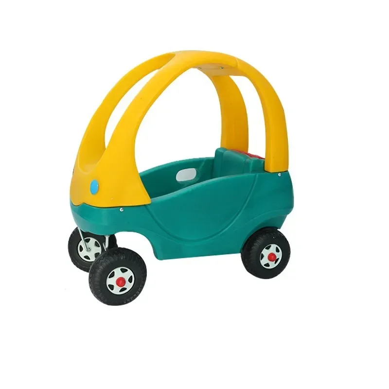 

Naughty Castle Children's Games Plastic Toys Kindergarten Princess Car Small RV Beetle Car Twist Power Walker