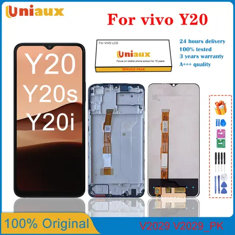 For VIVO Y20 Mobile Phone LCD Screen Display assembly Touch Screen LCD Panel Replacement