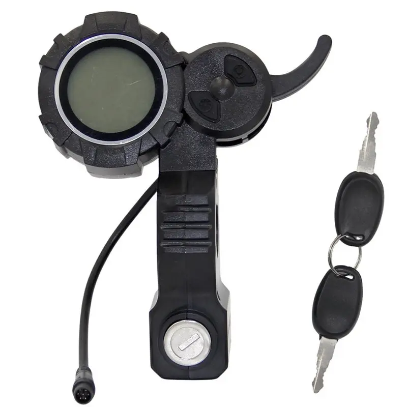 

SOFT-48V6pin Electric Scooter With Locking Instrument LCD Monitor For ONVO Electric Scooter Instrument Replacement Parts