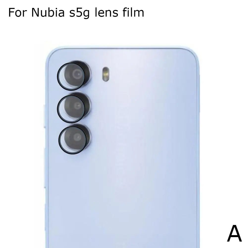 Suitable For Nubia S 5G Lens Film Metal Eagle Eye Transparent Split Rear Camera Tempered Glass Protective Film H9B4