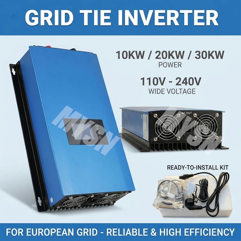 2000W Grid Tie Inverter with Limiter Function MPPT Pure Sine Wave 45-90V WIFI optional LCD Display Battery Discharge for Home
