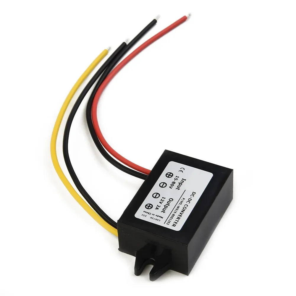 15V-72V 18V 24V 36V 48V 60V To 12V 2A 24-36W DC Step Down Module Converter Power Module Regulators Black