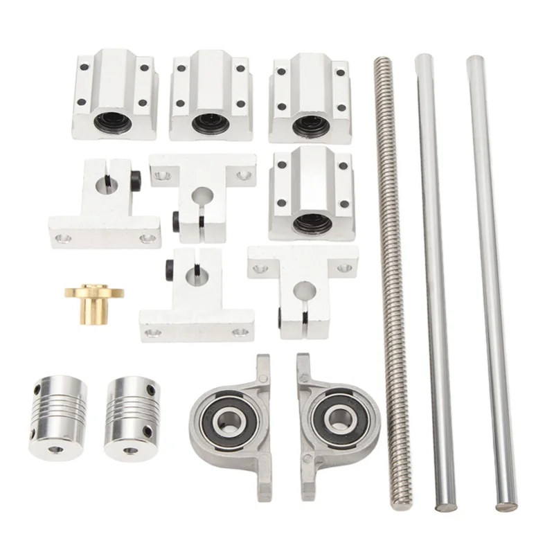 

Линейная направляющая штанга-втулка T8x8, опора для ходового винта SC8UU, подшипниковый блок скольжения, гибкая муфта для вала 8-200/250