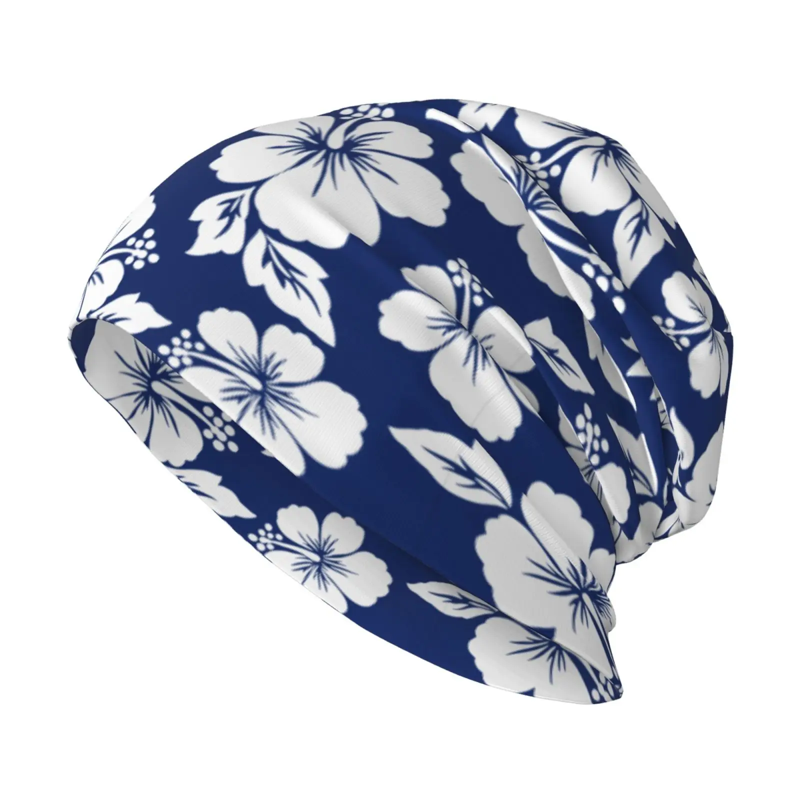 Floral Print Pattern Knitted Hat Retro Street Hip-hop Universal Skin Friendly Comfortable Warm Winter Hat Outdoor Casual Gift