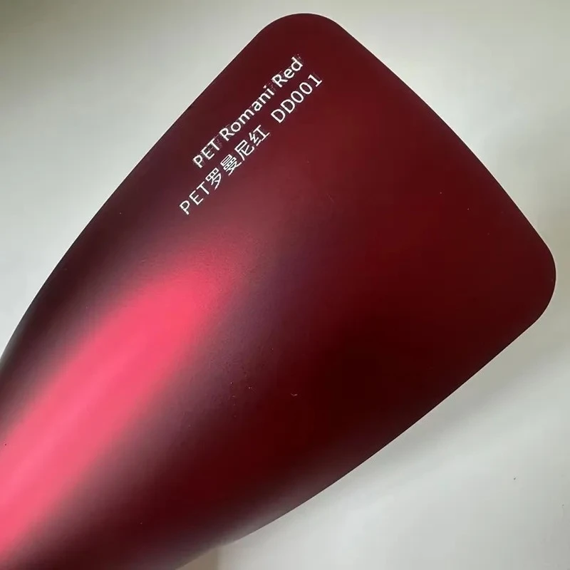 Matte Romani Red PVC Car Customization Vehicle Cast Wrap Vinyl Film Waterproof Car Wrapping Film