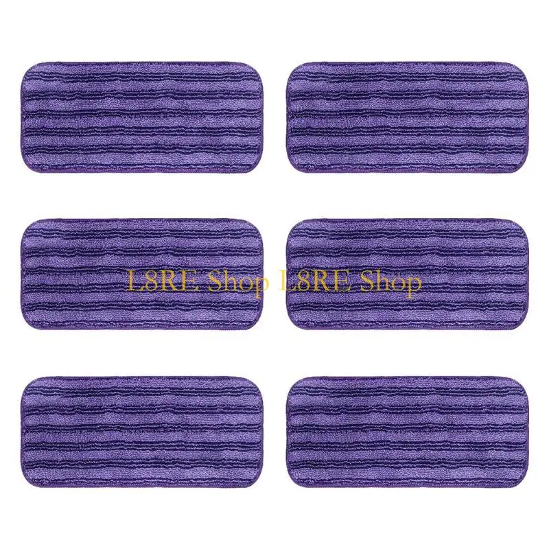 L8RE 6PCS MOP REUCULÍVEL PADS MOLOS SWIFFERWET PADS molhadas RECILIO
