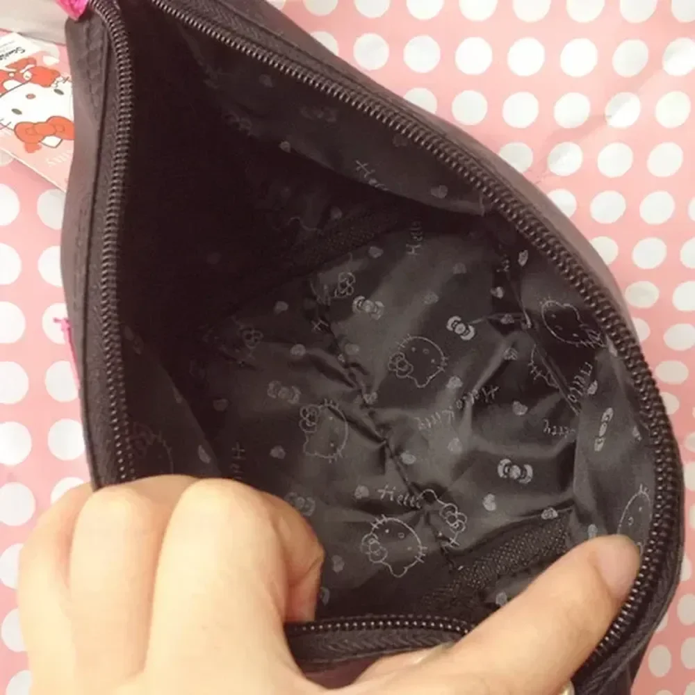 Sanurgente-Sac à main en PU imperméable de grande capacité pour filles, sac de rangement Anime, sac de maquillage Kawaii, Hello Kitty, cadeau pour filles, Y2k