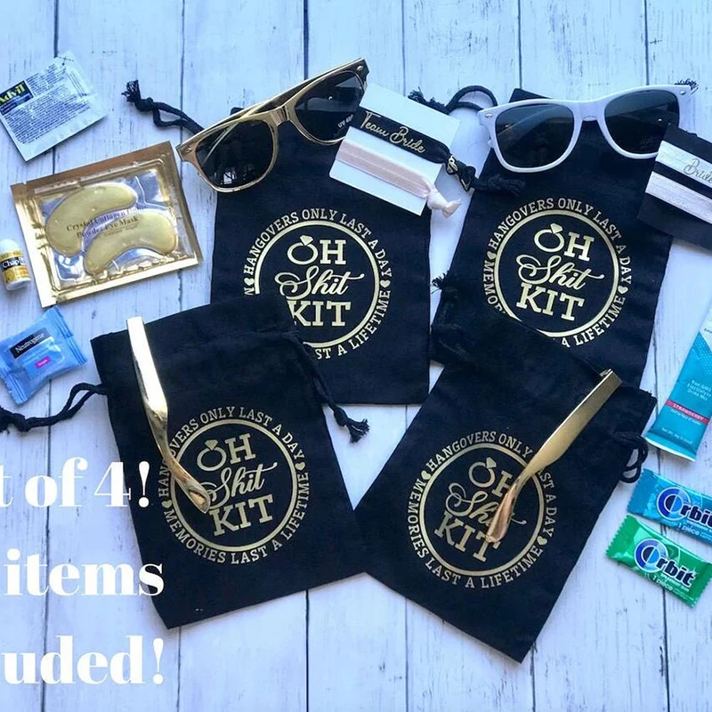 5 قطعة الانتعاش مخلفات عدة أكياس العازبة الدجاجة حفلة الزفاف دش العروس ليكون الزفاف المشاركة عيد ميلاد تذكار هدية لصالح #1