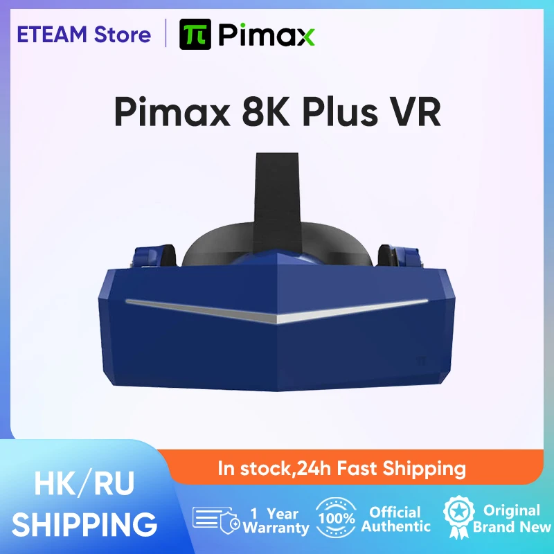 

Очки виртуальной реальности Pimax 8K Plus PCVR Dual 4K, качественные умные очки виртуальной реальности, ультрапрозрачные игровые шлемы 3D для игры с паром Oculus