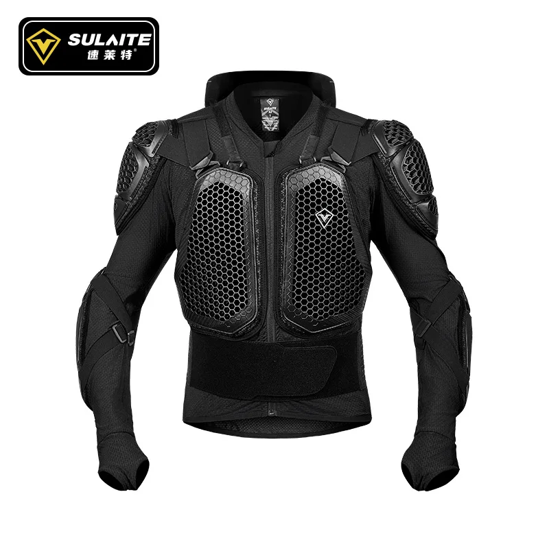 Outdoor Motorcycle Riding Anti-fall Hard Armor with Neck Guard Motorcycle Riding Armor Slim Off-road Riding Armor Equipment