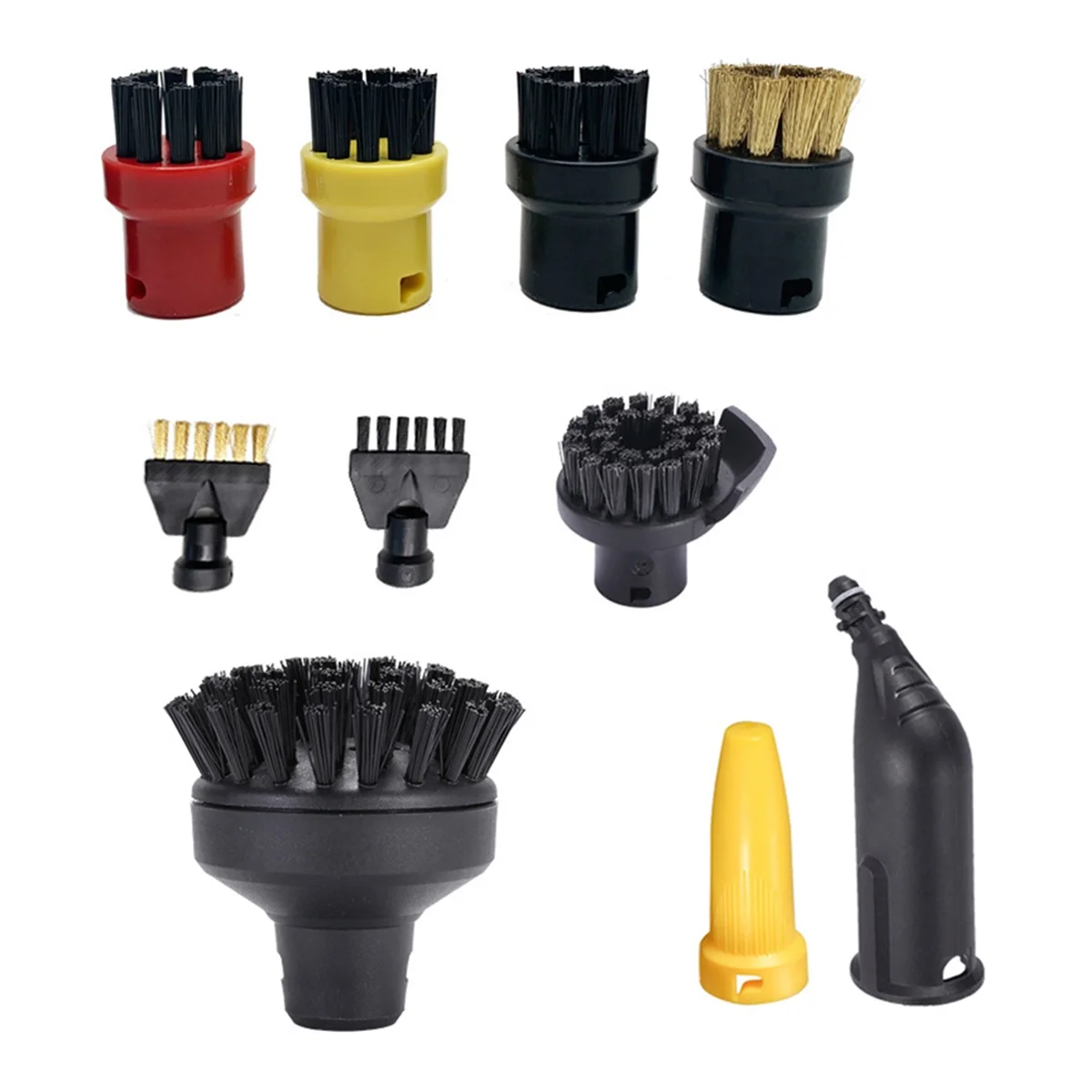 Steam Nozzle Brush Head for Karcher SC Series SC2 SC3 SC4 SC5 Steam Extension Nozzle Copper Brush Vacuum Accessories