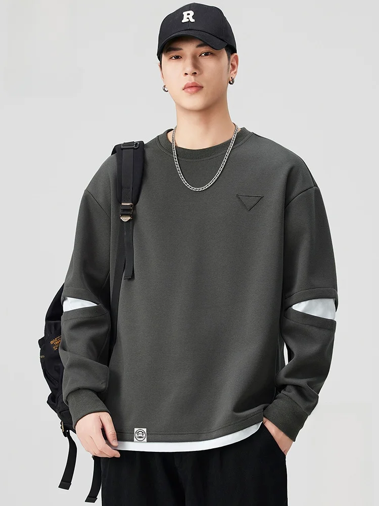 

PaulFrank Monkey Splice Color Blo Long Sve round Ne Casual Sweatirt Men's Autumn New Sle Comfortable Cotton Blend ...