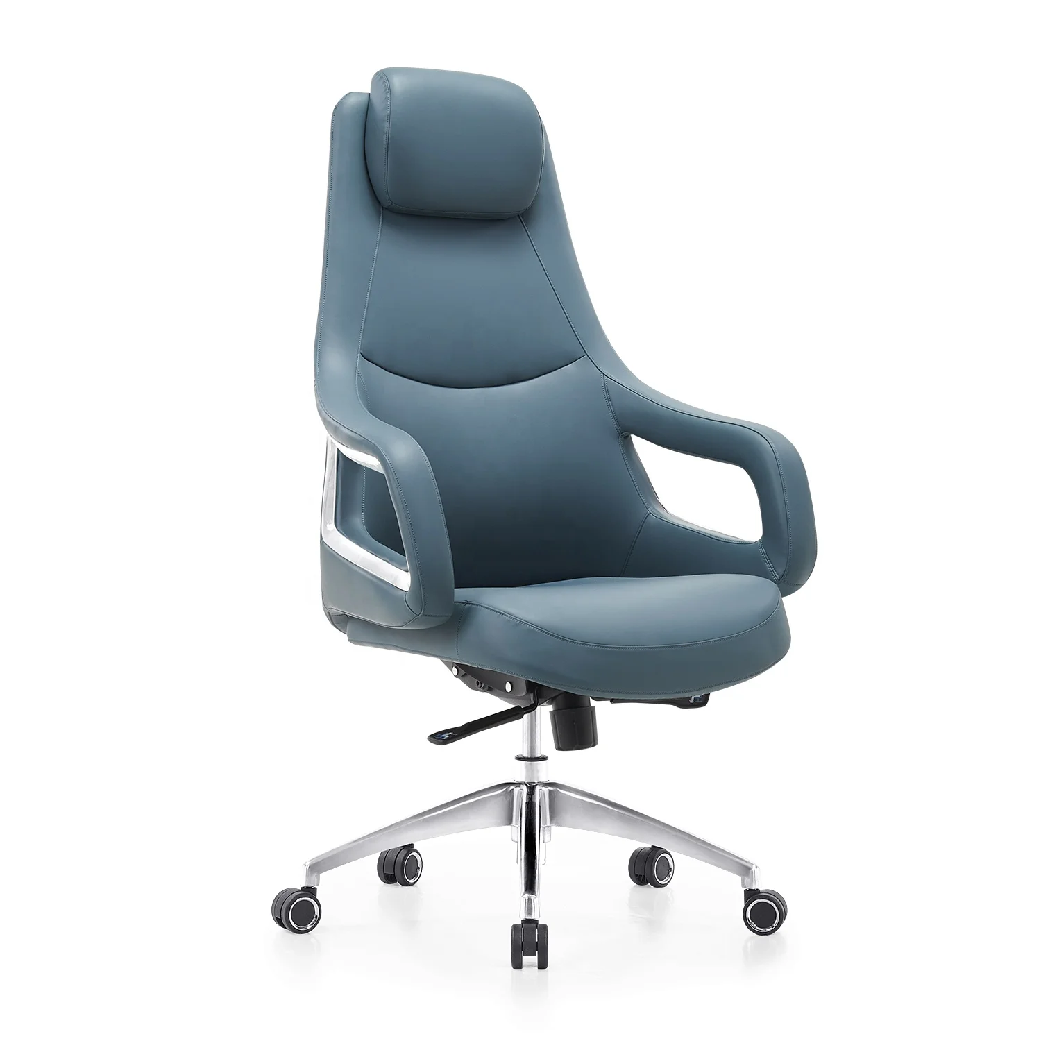 Factory good quality Executive Pu High Back Skin-friendly silicone leather ceo boss Manager office chairs