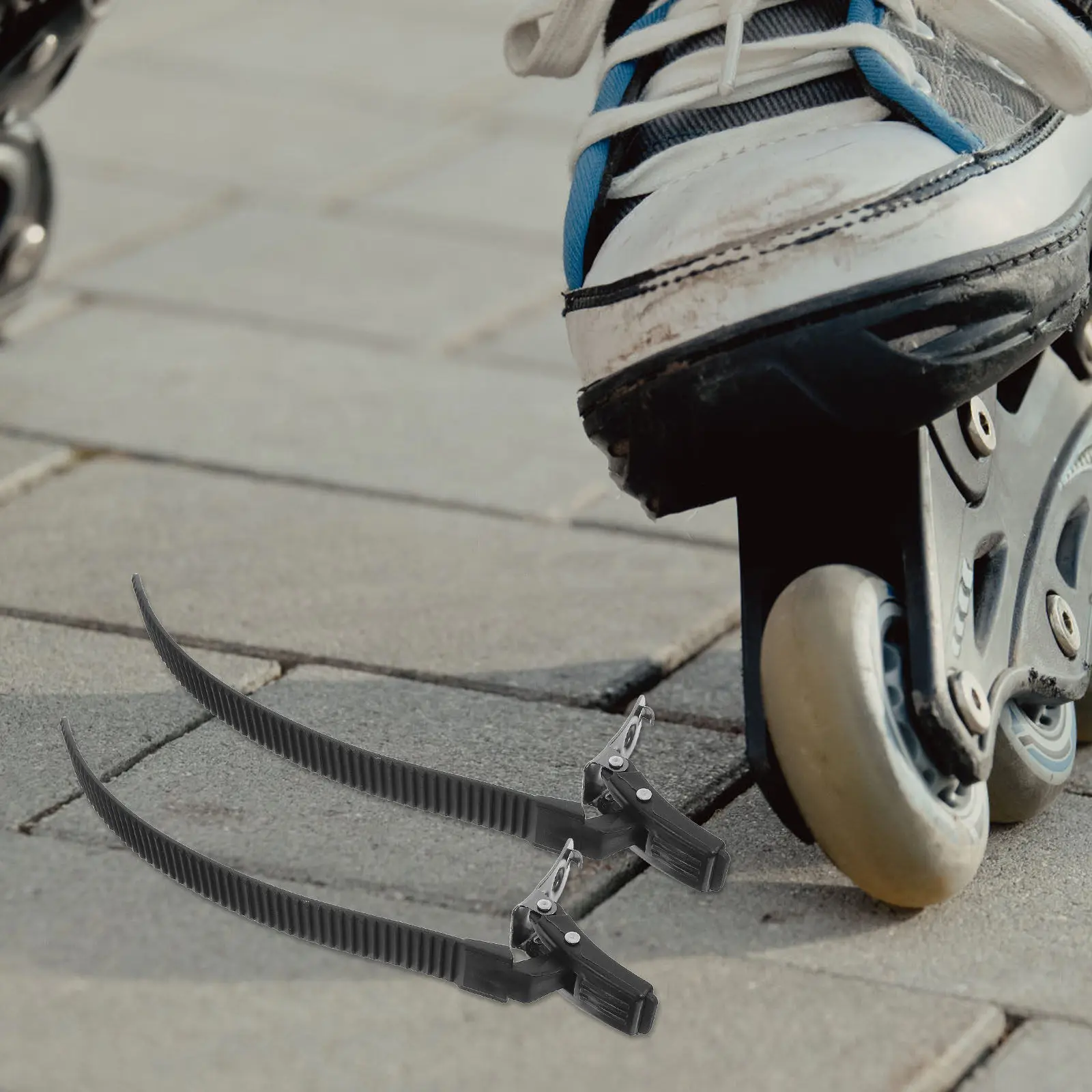 

2Sets Roller Skate Buckle Straps Secure Fixation Stylish Comfortable Replaceable Buckles for Skating Accessories