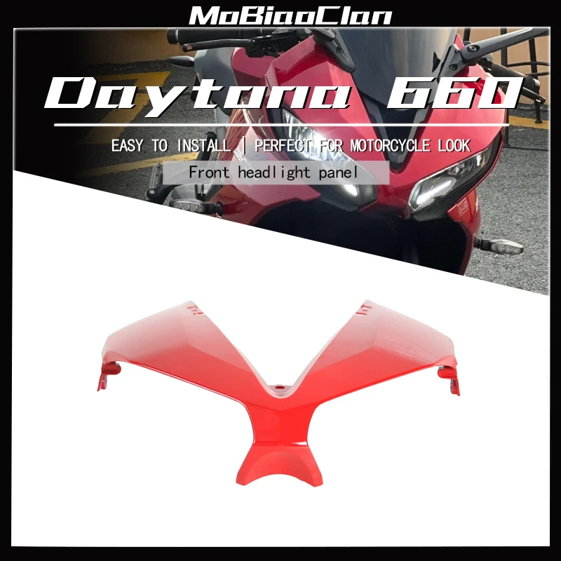 

For Triumph Daytona 660 DAYTONA660 Motorcycle Front Upper Nose Fairing Cowl Panel Headlight Cover Head Shell Accessories