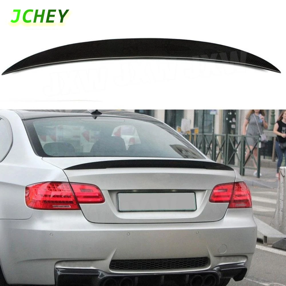 

JCHEY Carbon Fiber Rear Spoiler Boot Wings For BMW 3 Series E92 328i 335i M3 / M Sport Spoiler 2006-2012 FRP Spoiler