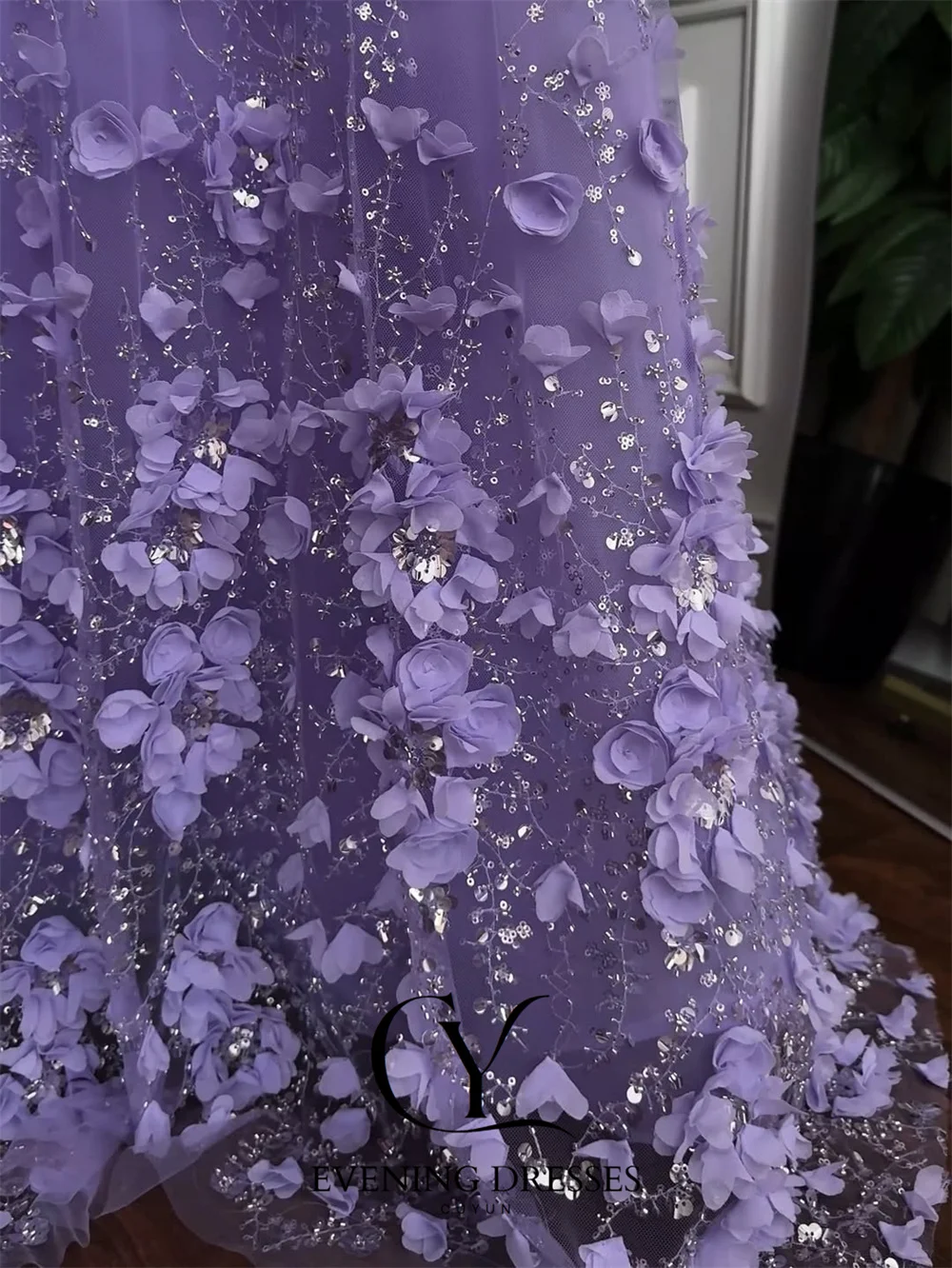 2025 쿠윤 럭셔리 여성 이브닝 드레스 스트랩리스 정교한 아플리케 프롬 드레스 맞춤형 정장 파티 가운