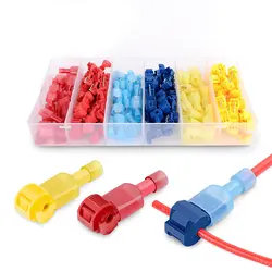 120pcs Quick Electrical Cable Connectors Snap Splice Lock Wire Terminal Crimp Wire Connector Waterproof Electric Connector