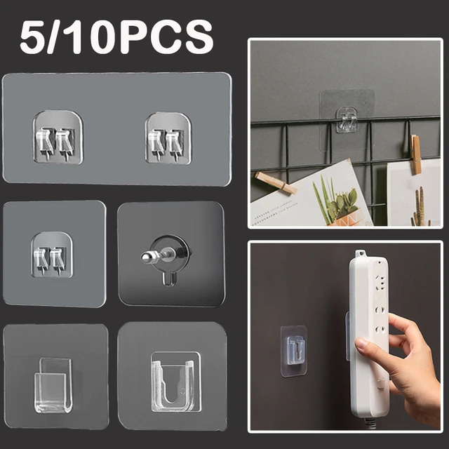 Transparent Wall Mount Adhesives Home Sticker Transparent Sticker 5 10pcs Wall Aliexpress
