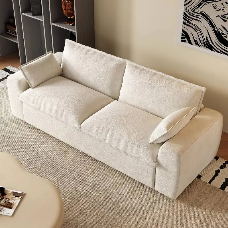 

White Modern Living Room Sofas Sectional Memory Curved Bubble Sofa Living Room Lazy Boneless Divano Soggiorno Furniture For Home