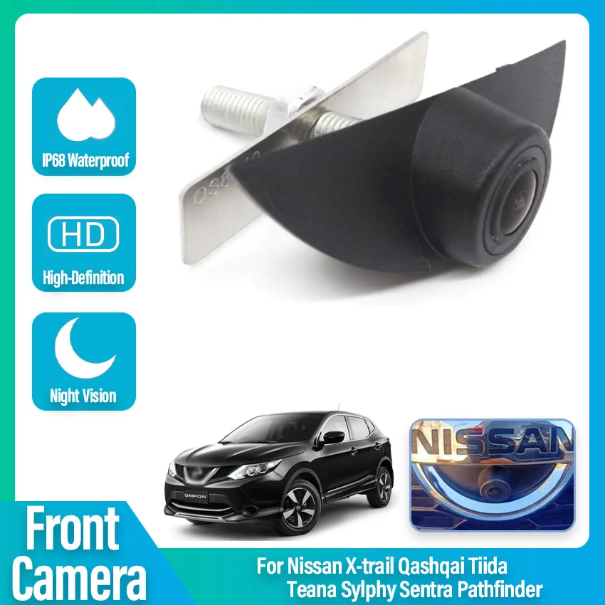 

Car Front View Camera Waterproof For Nissan X-trail Qashqai Tiida Teana Sylphy Sentra Pathfinder Vehicle CCD Chip Logo Camera